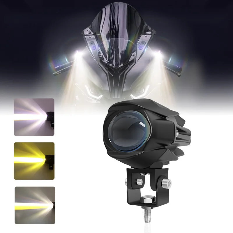 LED Car Motorcycle Spotlight  Headlight Fog Blast Lights Accessories  Auxiliary Spot Work Lights Accessories for Truck Car ATV