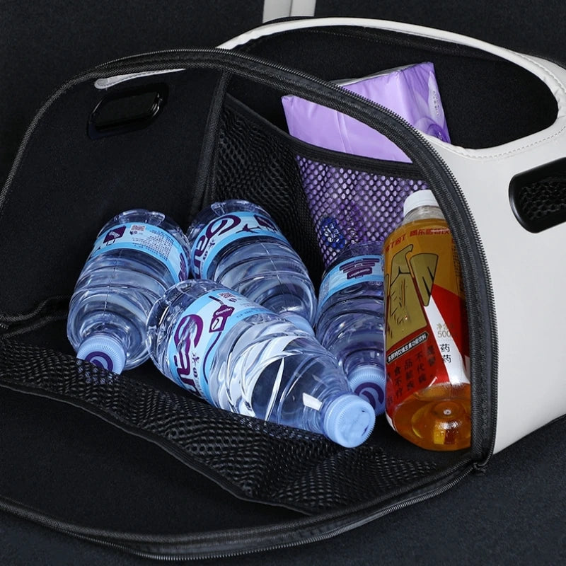 Multi-Functional Car Storage Box, Trunk Organizer - Suitable for Sedans/Suvs/Mpvs Under The Passenger Seat and In The Trunk