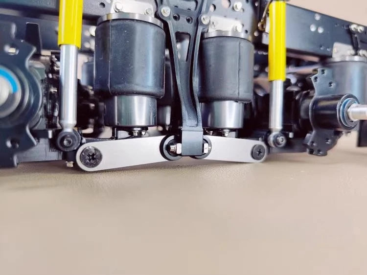 Sistema de suspensión neumática con 8 bolsas de aire para camión Tamiya RC 1/14, remolque, volquete, Scania, Benz, Actros, Volvo, MAN, piezas de bricolaje