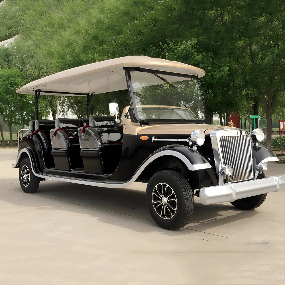 New hot selling new energy electric classic car, electric retro vintage car scenic spot garden sightseeing car ATV for reception