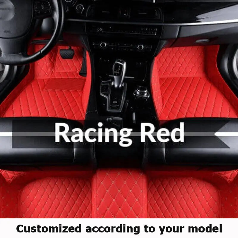 Car Floor Mats For VW VW Golf 7 7.5 GTE GTD GTI 2012~2020 Carpets Leather Mat Rugs Pad Interior Parts Car Accessories