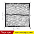 High Elastic Cargo Net for Pickup Truck Bed 4'x4' Stretch to 7'x7' Double Layer Bungee Net Mesh for Ford F150 SVT Raptor Tundra