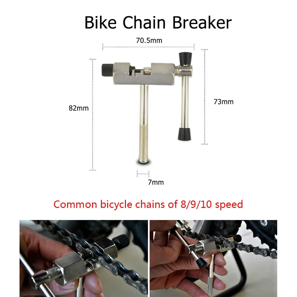 Bicycle Repair Tool Kits Chain Breaker Crank Puller Outdoor Cycling Pedal Remover Puller Bicycle Tools MTB Bicycle Accessories