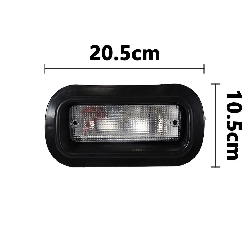 For Universal Fit On Any Car With modifications Red White Brake Lamp Rear White Red Rear Fog Light Lamp Stop Brake Light