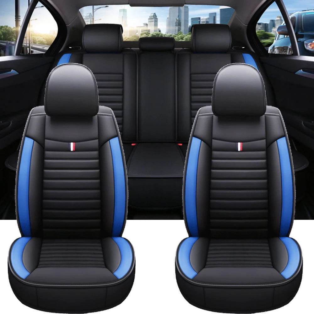 Full Coverage Universal Style Pu Leather Car Seat Covers for VW Passat B6 B7 B8 Seat Arona LEON Skoda Superb 3 2 Car Accessories