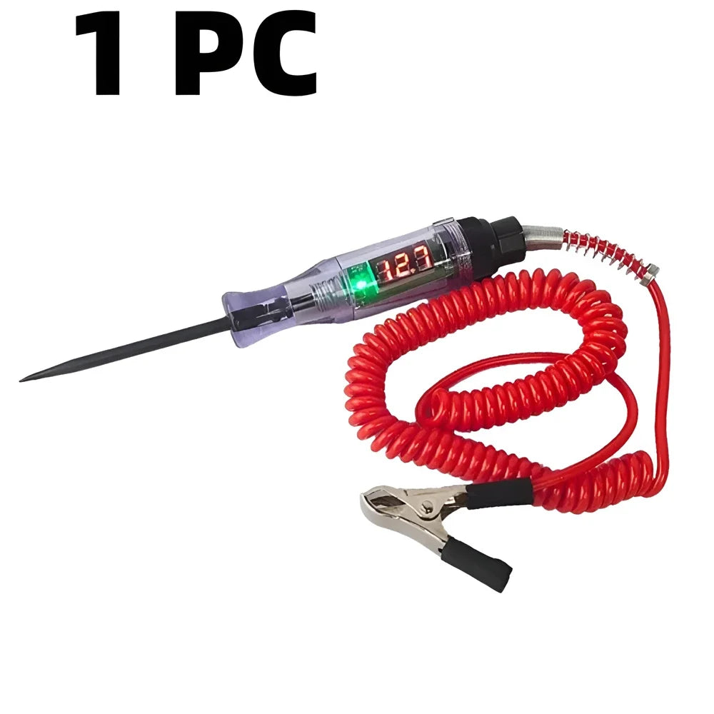 High Quality Auto Circuit Tester Truck Voltage Tester Circuit DC 6V 12V 24V Auto Diagnostic Probe Test Pen Car Tools