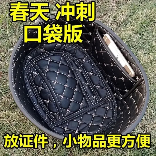 Motorcycle Storage Box PU Leather Rear Trunk Cargo Liner Protector Accessories For PIAGGIO Vespa 150 Vespa Sprint 150