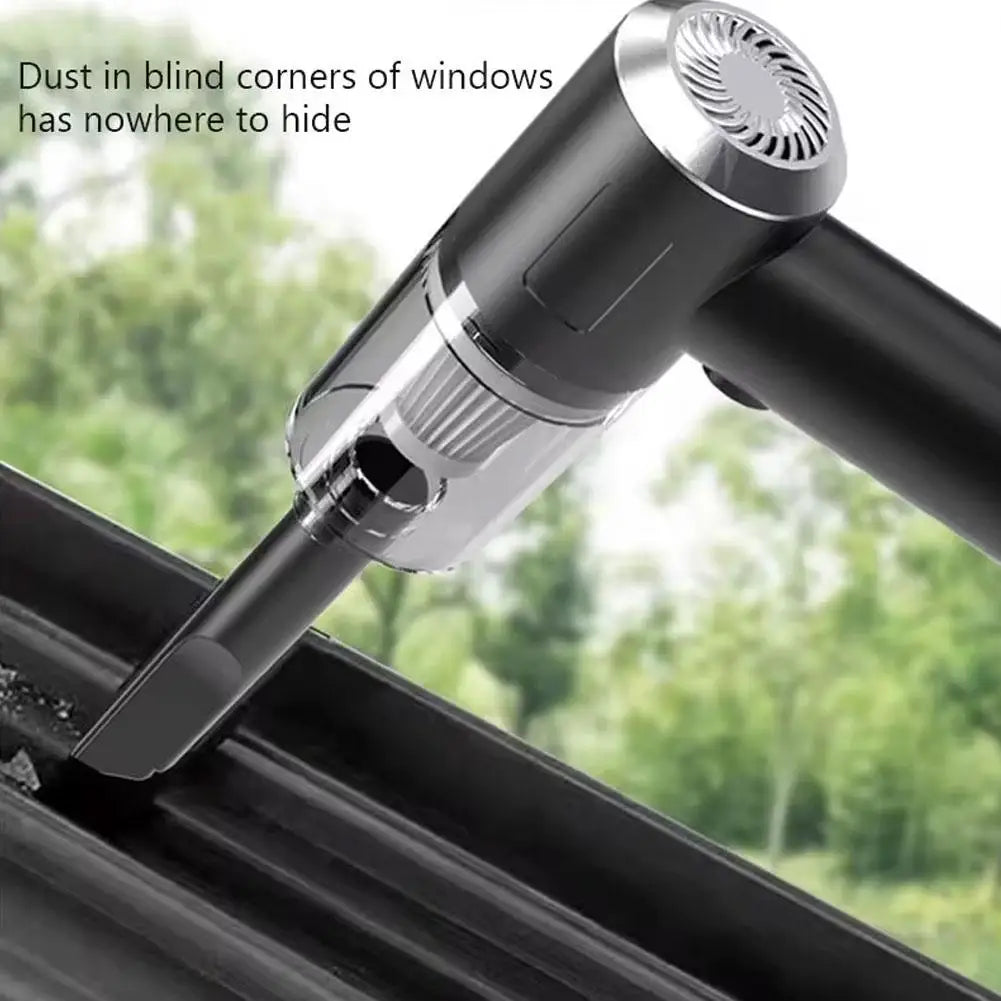 Handheld Car Vacuum Cleaner with Light, Powerful Suction USB Vacuum Small Cleaner Dusts Portable Mini Buster with D3T2