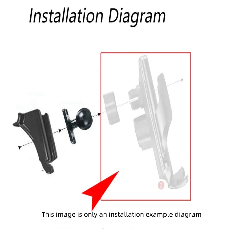 Car Phone Holder Special Fixed Bracket For Kia Carnival KA4 Kia Sedona Grand Carnival 2021~2023 Car Auto Interior Accessories