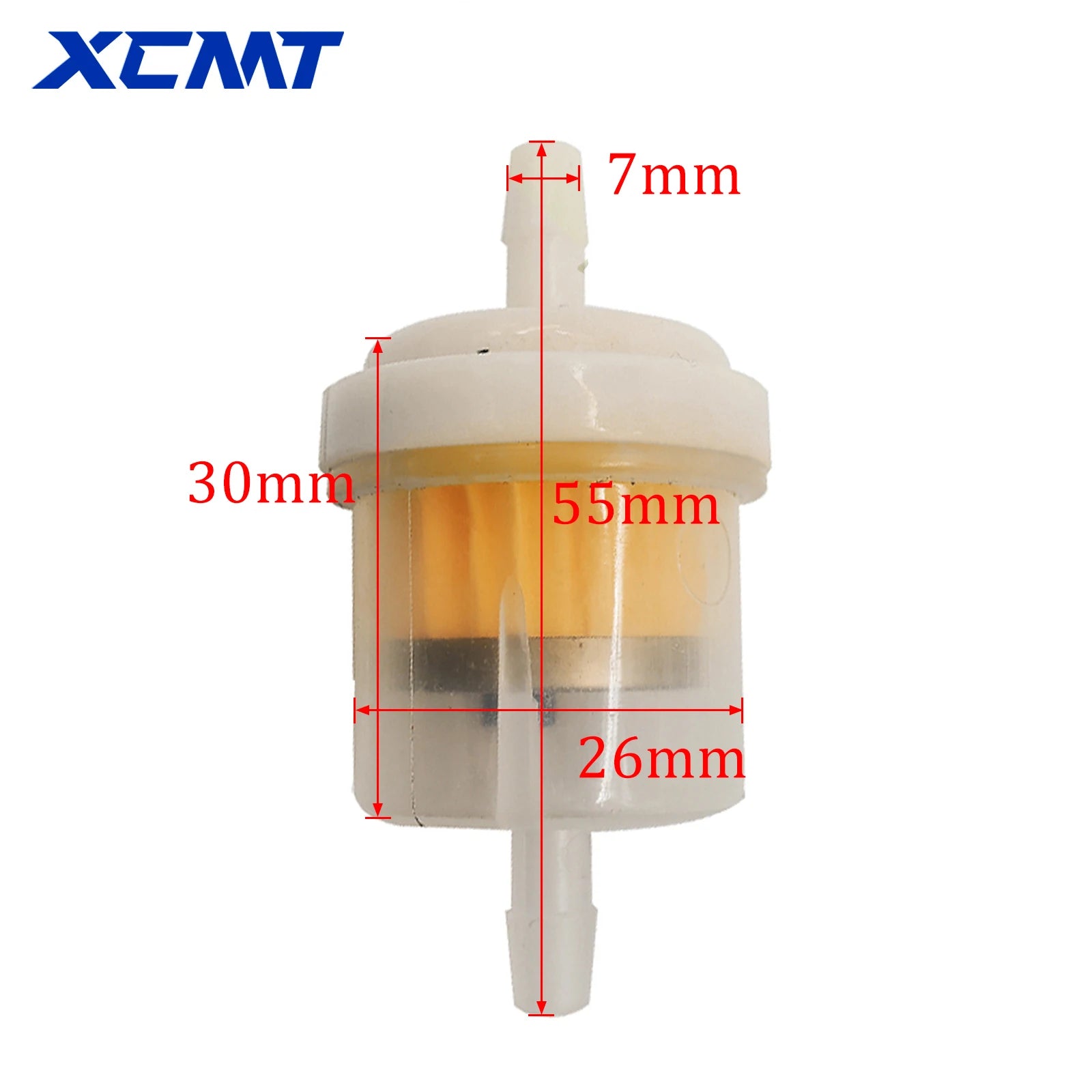 Motorcycle Universal Gas Fuel Filters and Fuel Pipe For 49cc 50cc 110cc 125cc Motocross Dirt Pit Bike Moped Scooter ATV Go Kart