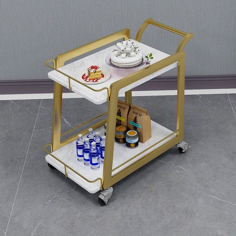 Barber Equipment Trolley Multi-purpose Cart Wheels Cosmetic Helper Hairdressing Salon Auxiliary Carro Belleza Medical Furniture