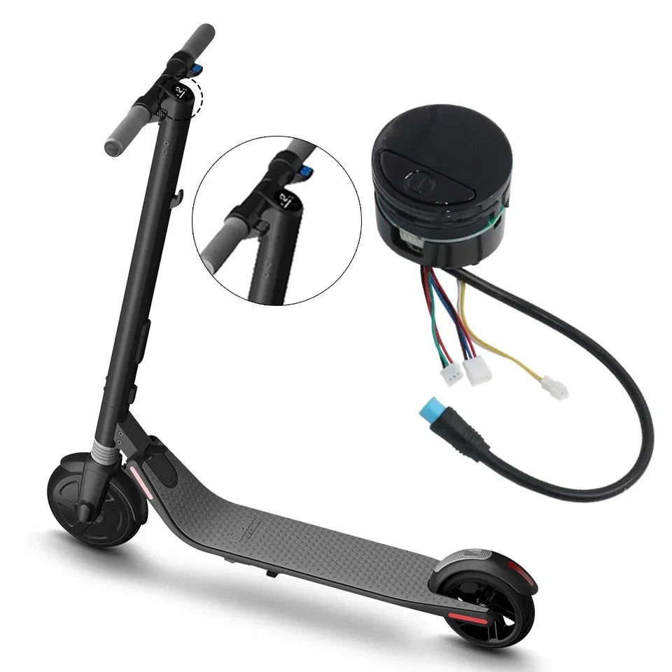 Kit de tablero de instrumentos para patinete eléctrico con cubierta y piezas de placa de circuito para Segway Ninebot ES1 ES2 ES3 ES4