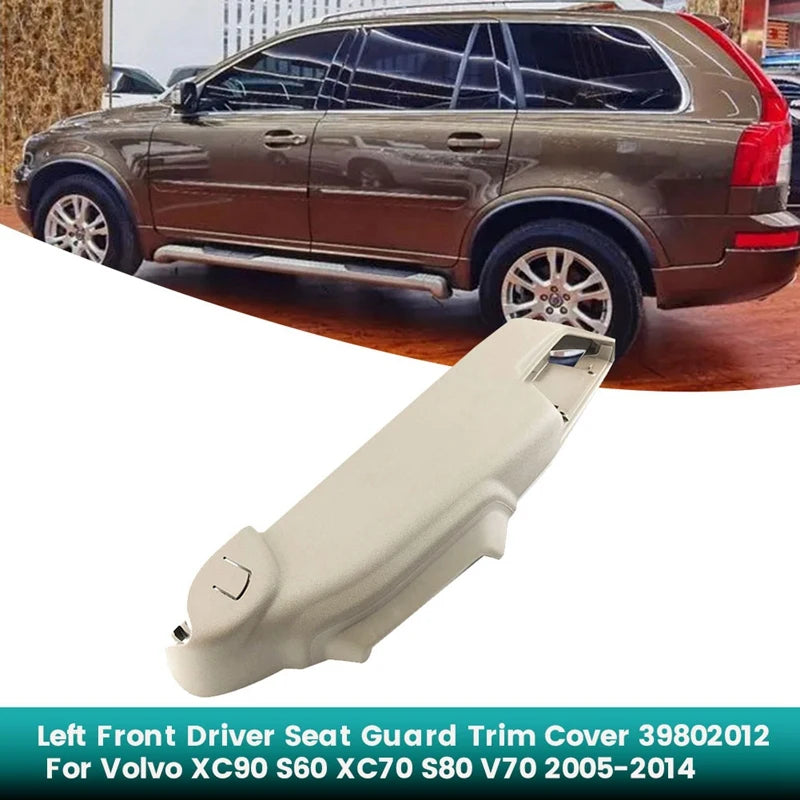 Left Front Driver Side Power Seat Trim Cover 39802011/12 For Volvo XC90 S60 XC70 S80 V70 05-14 Seat Outer Guard Panel