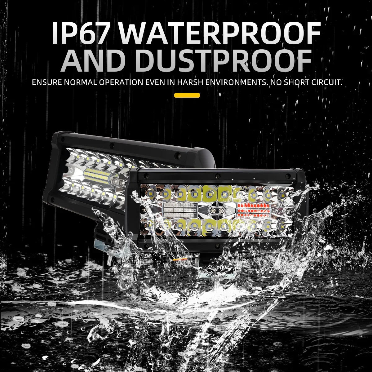 Car LED Work Light Bar 12V 24V LED Headlights 120W Spotlights Super Bright Fog Lamp For Truck Car SUV ATV UTV Bar Offroad 4x4