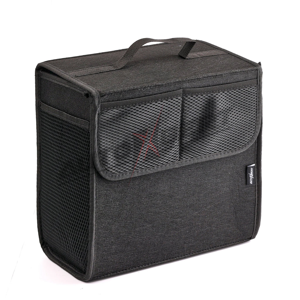 Universal Car Trunk Organizer Auto Boot Organiser Storage Box Bag Portable Felt Tidy Non-slip Tool Bag Foldable Car Accessories