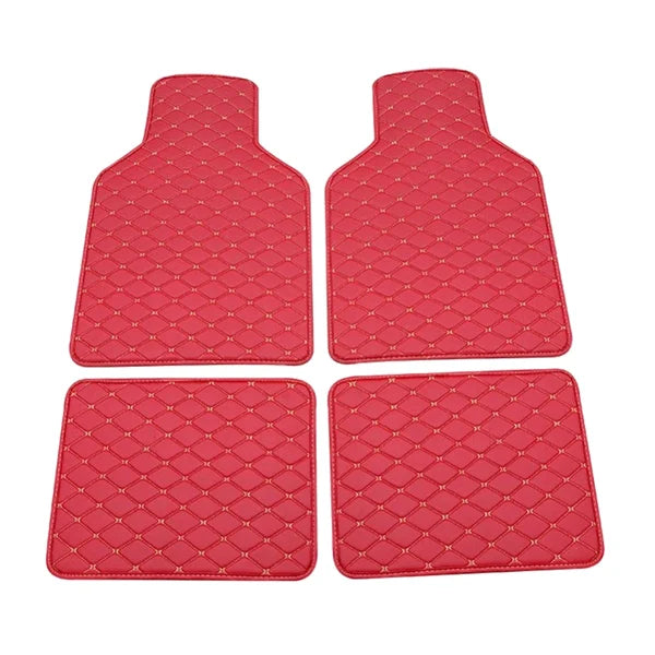 4pcsCar Floor Mats Carpet Floor Mat SetUniversal Fit Car Floor Mats Protection, Auto Front & Rear Carpet Mat for Sedan SUV Truck