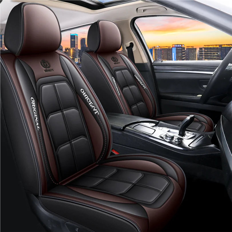 Car seat cushion full surround all season universal leather seat cover wear-resistant, dirt resistant, breathable car seat cover