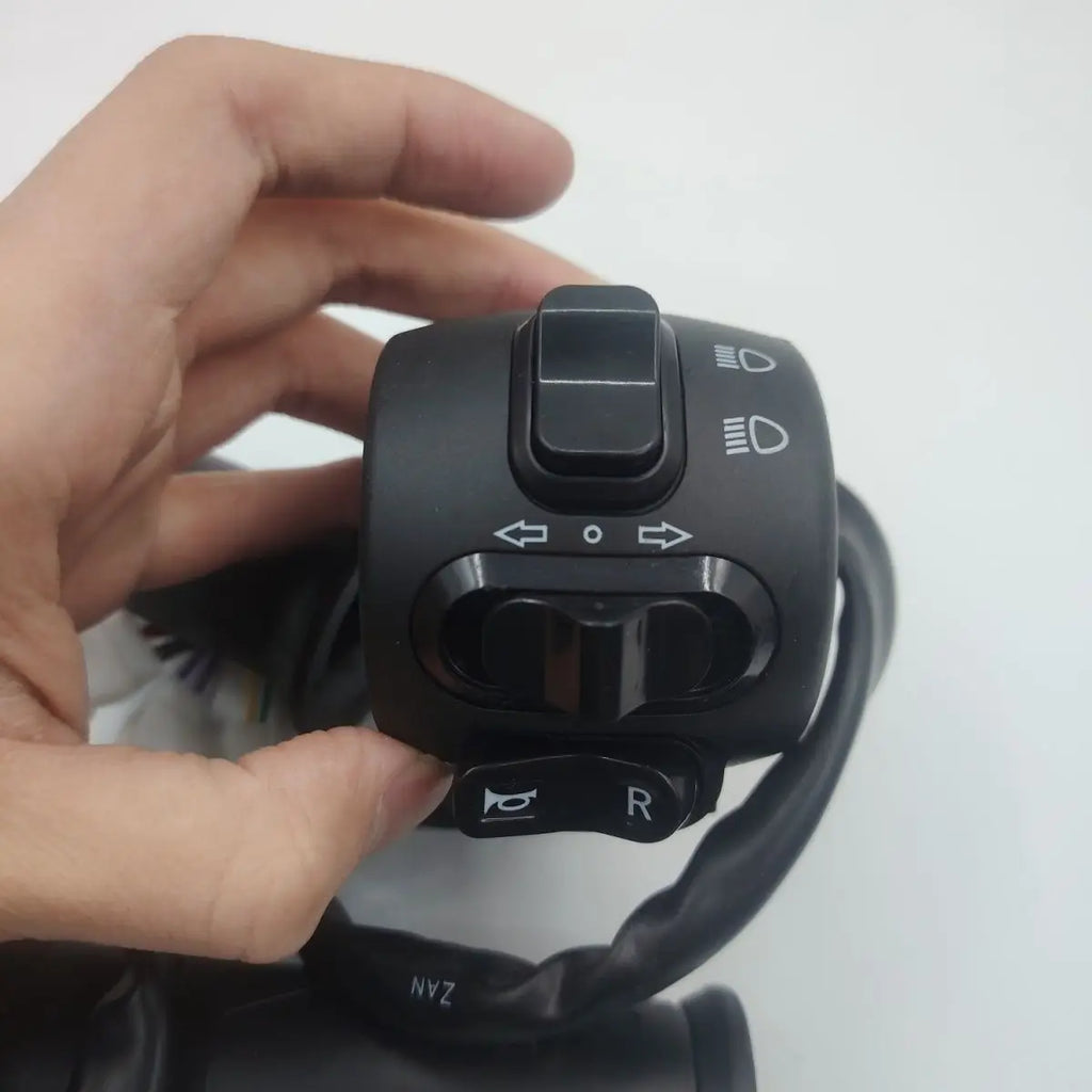 Electric Car Handlebar, 009 Headlight Throttle Switch Assembly, Left and Right Disc Brakes, Combined Modification