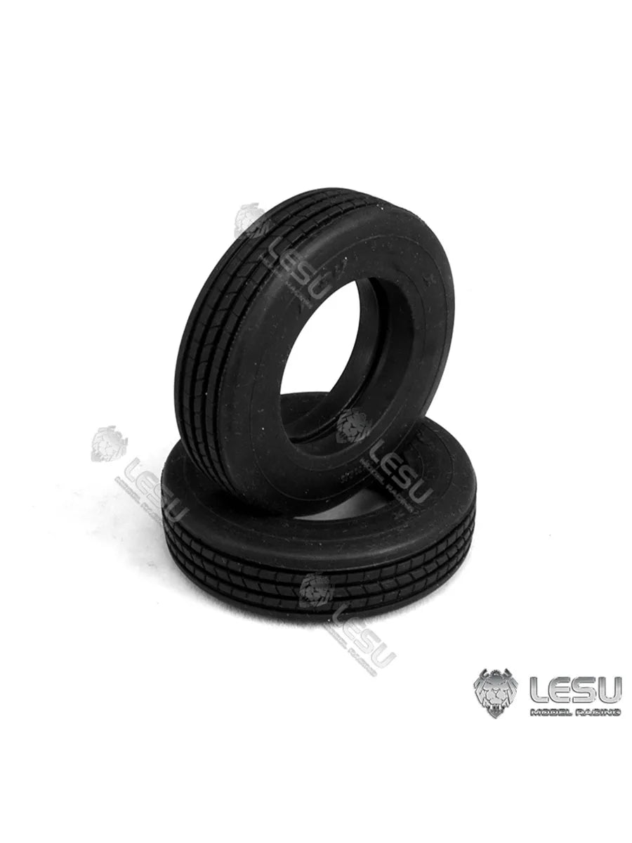 LESU1/14 small truck tire S-1287-1 diameter 52MM high quality rubber tires suitable for semi-trailer