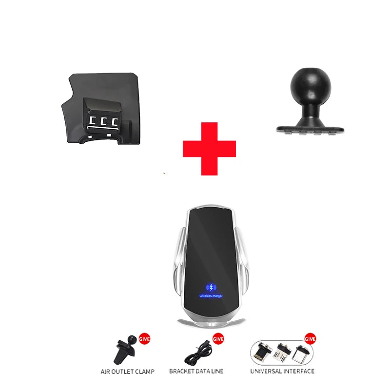 Car Phone Holder Special Fixed Bracket For Kia Carnival KA4 Kia Sedona Grand Carnival 2021~2023 Car Auto Interior Accessories