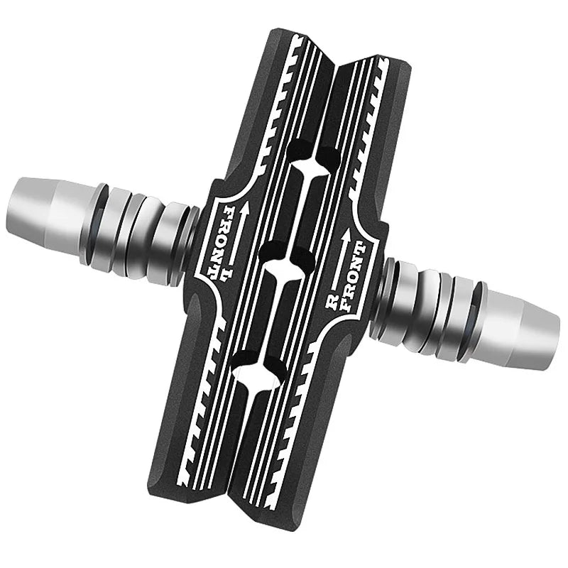 LEBYCLE MTB Road Bicycle V-Brake Pads Bike Brake Shoes 70mm 73mm Threaded For Linear Pull Brakes All weathers Low Noise