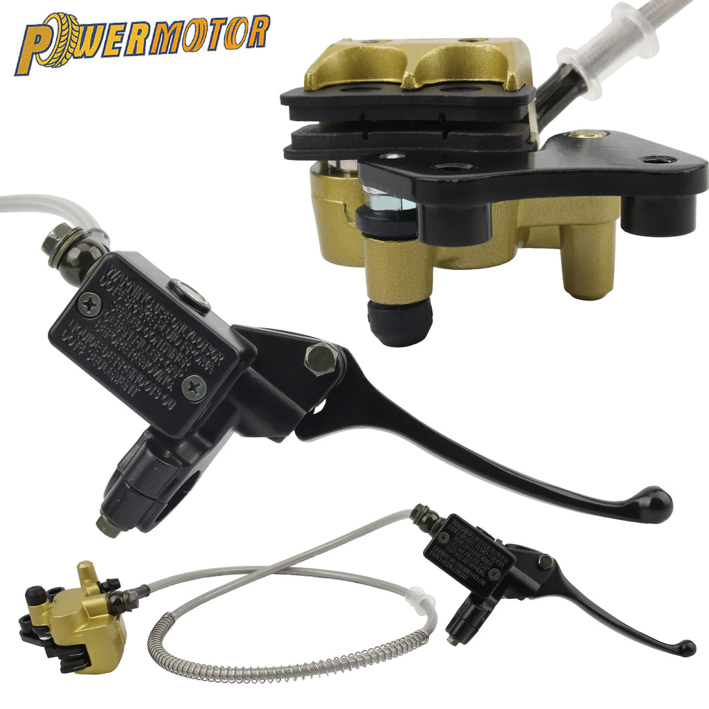Motorcycle Front Disc Hydraulic Brake Kit for 110cc 125cc 140cc BBR TTR Pit Bike Motocross Scooter Pitbike Brake System Modified
