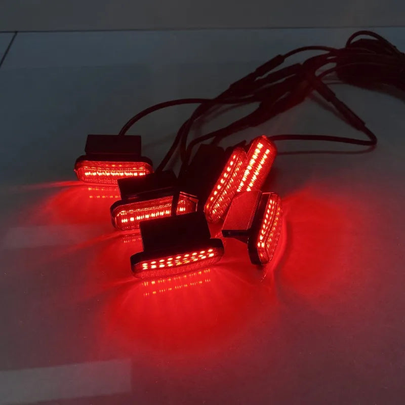 LED Front Grille Light For Pickup Offroad Suv Car Daytime Running Light Wheel Eyebrow Lamp 12V