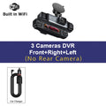 dashcam 4 channels wifi car dvr dashboard cameras for car way back box parking mode 24h front and rear interior 360 dash cam