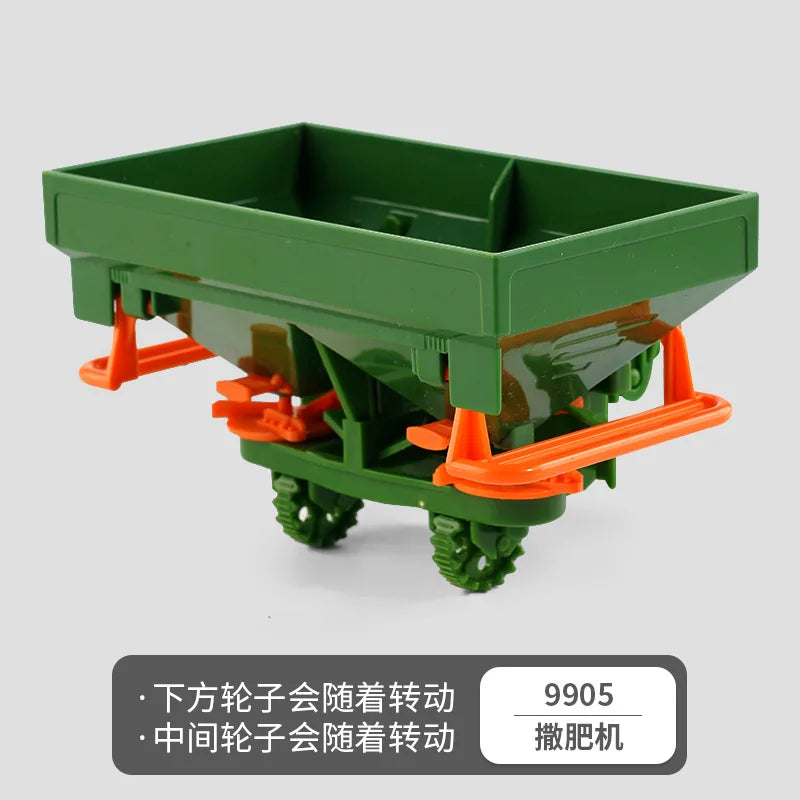 Camión tractor con remolque RC 1/24, vehículo agrícola eléctrico de ingeniería de 2,4 G, cosechadora, equipo agrícola, juguetes para niños, regalos.