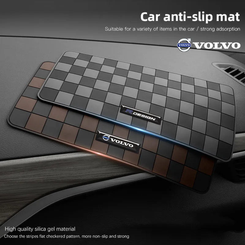 Car Interior Dashboard Non Slip Mat Pad Auto Accessories For Volvo Rdesign XC90 V90 V60 XC60 XC40 V40 EC40 EX40 S60 S90 V70 EX90