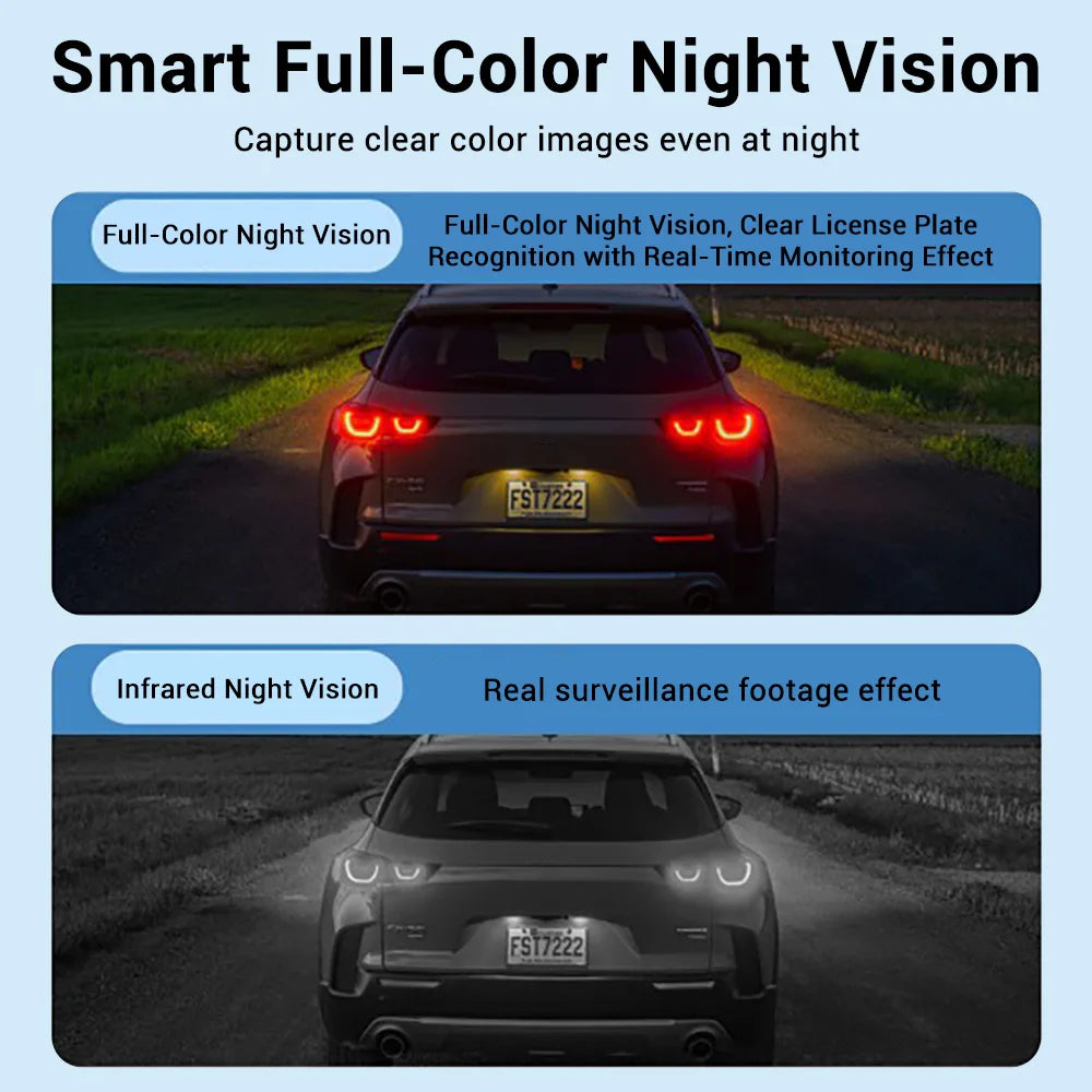 5MP WIFI Dash Cam Car DVR Auto Car Camera Night Vision Hidden Installation Car Video Recorder Surveillance Camera Remote Live Vi