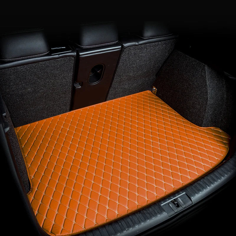Car Floor Mats For VW VW Golf 7 7.5 GTE GTD GTI 2012~2020 Carpets Leather Mat Rugs Pad Interior Parts Car Accessories