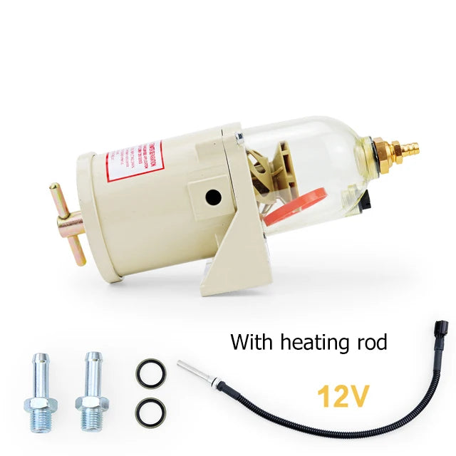 500FG 500FH Fuel Filter Marine Engine Fuel Diesel Fuel Filter Oil/Water Separator Marine Boat Trucks 90GPH For Car Boat