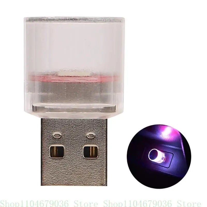 LED Car Light USB Interfaces Easy to Install Suitable for Personalizing & Cozy Vehicle Ambiances