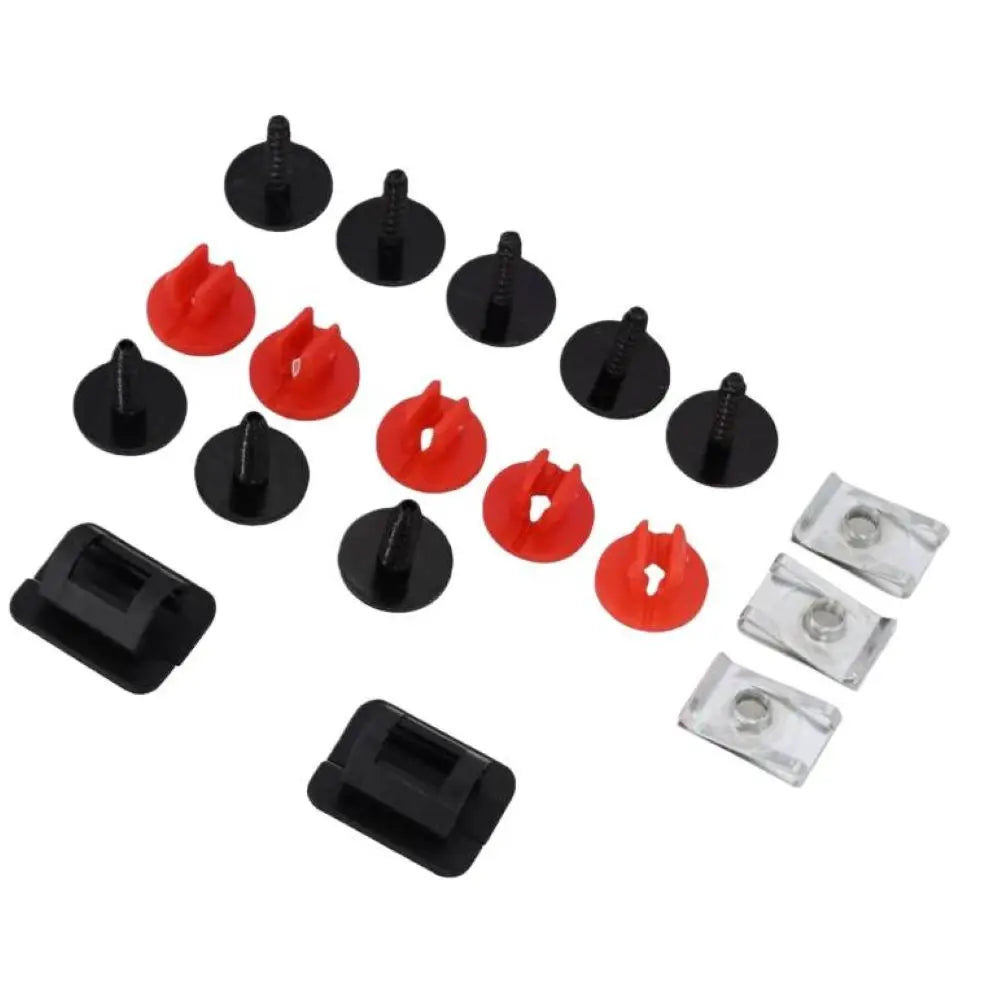 Engine Under Tray Splash Guard Mounting 18pcs Set Replacement Parts for Volvo V40 2012-2019 Models 31391440 30683256