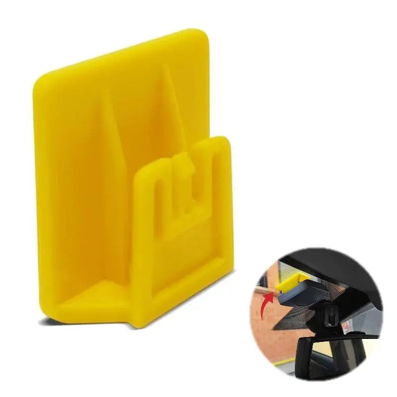 Car Electronic Toll Pass Support Adhesive Windshield Pass Clip Holder Vehicle ETC Accessories for Secure Toll Pass Placement