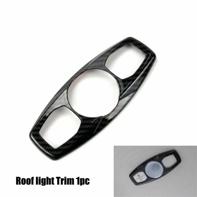 Accesorios de estilo de coche, embellecedor decorativo de fibra de carbono para Ford Focus 3 mk3 Sedán Hatchback 2012-2014