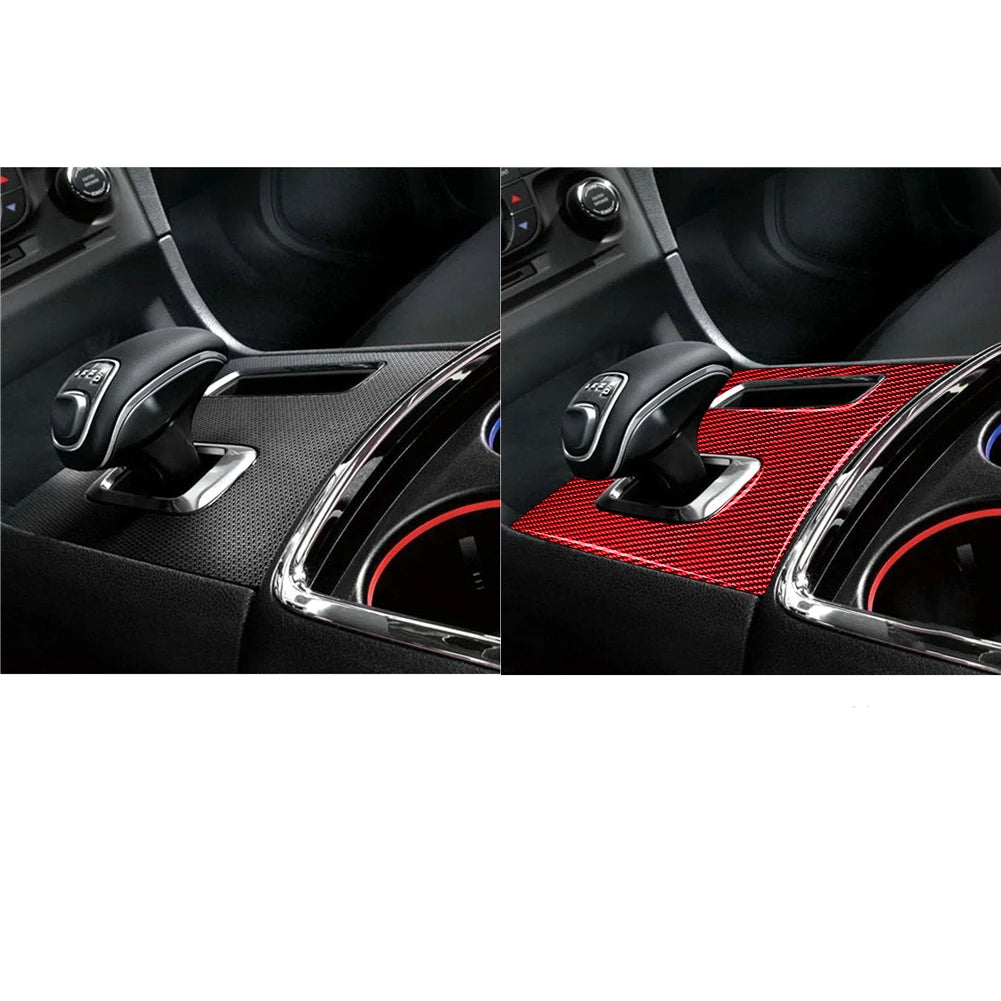 Car Interior Accessories For Dodge Charger 2011 2012 2013 2014 Carbon Fiber Decorative Stickers Dashboard Speedometer Cover Trim