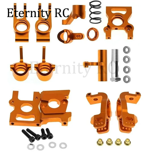 Metal Steering Cup Rear Hub Carrier Steering Assembly Motor Mount for ZD Racing DBX-07 EX-07 1/7 RC Car Upgrade Parts