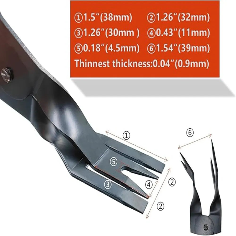 Car Repair Tool Kit Audio Disassembly Tool Pry Bar Door Panel Disassembly Interior Clip Rocker Crowbar