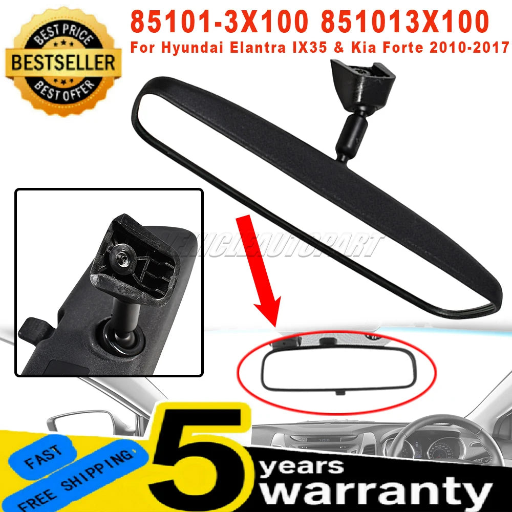 851013X100 For Hyundai Accent Elantra Kona Kia Optima Rio Sorento Soul New Front Inner Interior Rearview Mirror car accessories