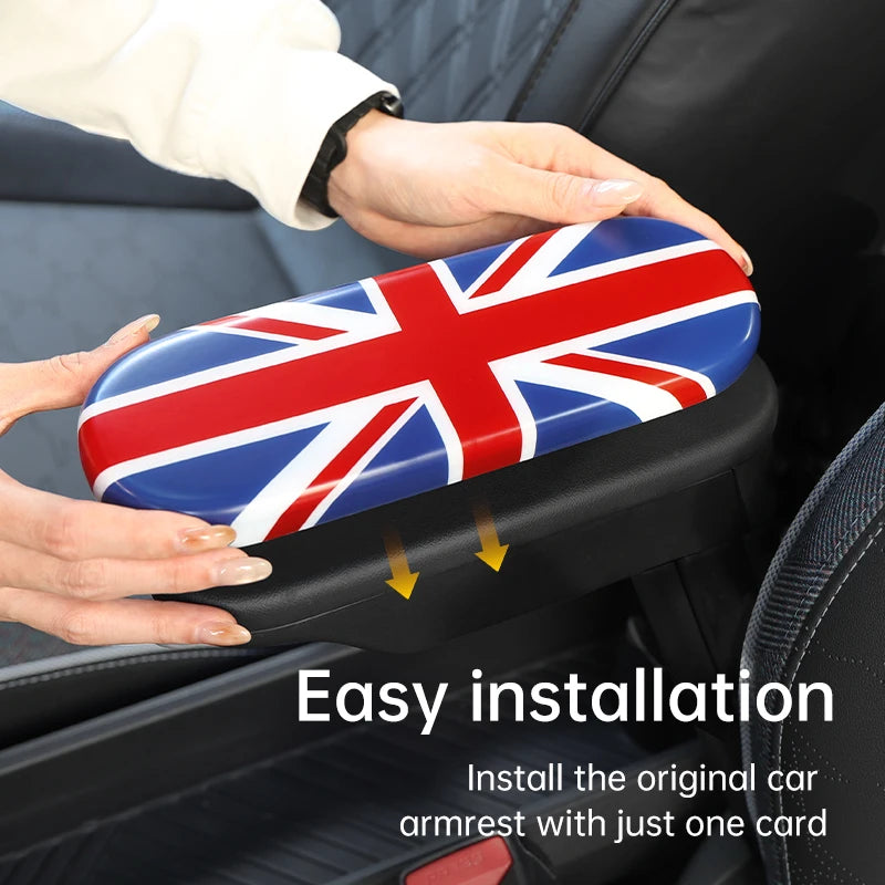 Car Central Control Armrest Decorative Protective Shell For Mini Electric Cooper E/SE J01 EV J05 Aceman Car Interior Accessories