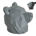 Bear Head Design Trailer Hitch Cover, Creative Decorative Cap for Tow Hook, Protective Anti-Dust Rustproof Accessory for Truck