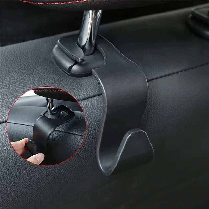 Car Seat Back Hook Car Accessories Interior Portable Hanger Holder Storage for Car Bag Purse Cloth Decoration Dropship Universal