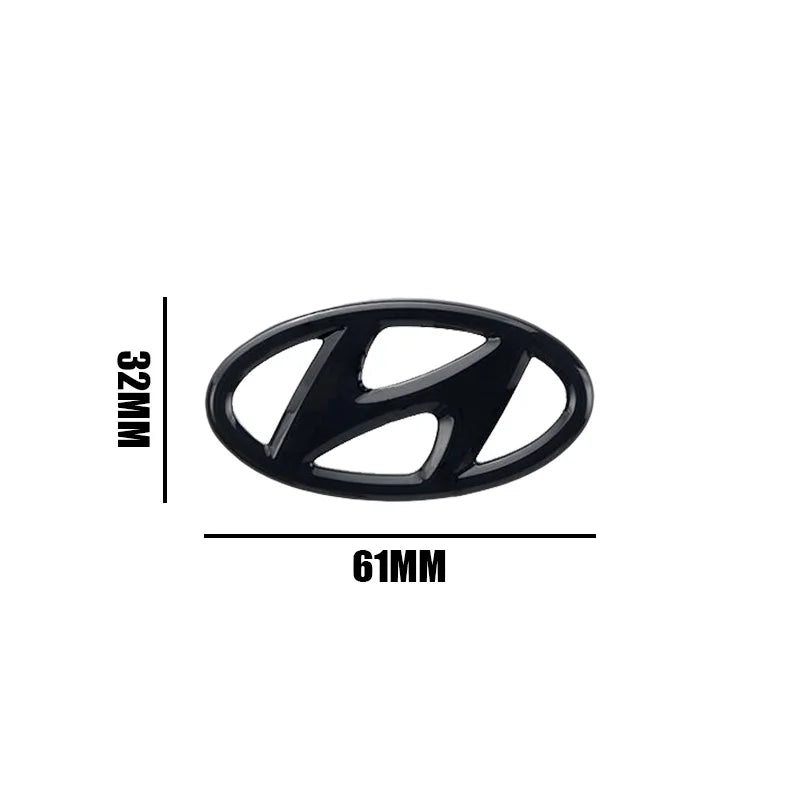 Car Styling Steering Wheel Emblem Sticker Interior Badge Accessories For Hyundai Tucson Elantra Accent Mistra Lafesta IX35 I20