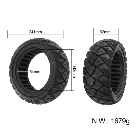﻿ 11inch Solid Tire 90/65-6.5 Rubber Tyre Anti-slip  For Zero For 11X Electric Scooter Non-Pneumatic Wheels Replacement