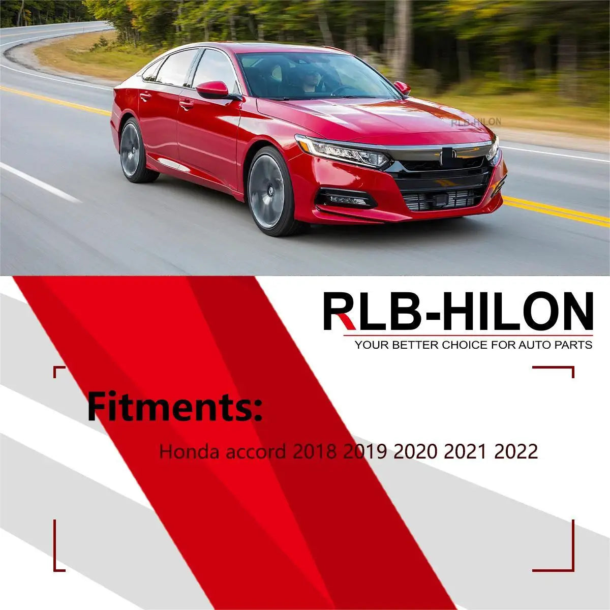 1 Pair Car Rear Bumper Reflector Bracket Stop Brake Light For Honda Accord 2018 2019 2020 2021 2022 Accessories 33555-TVA-H01