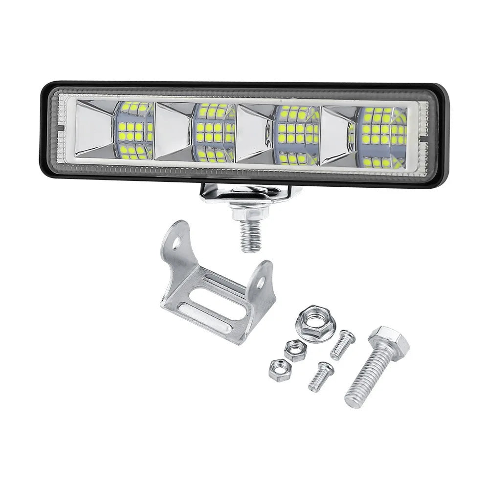 24 Led Car Work Light DRL Spotlight Headlights Waterproof Light Auto Offroad SUV Truck Headlights Driving Lamp DC 12V-60V 6500K