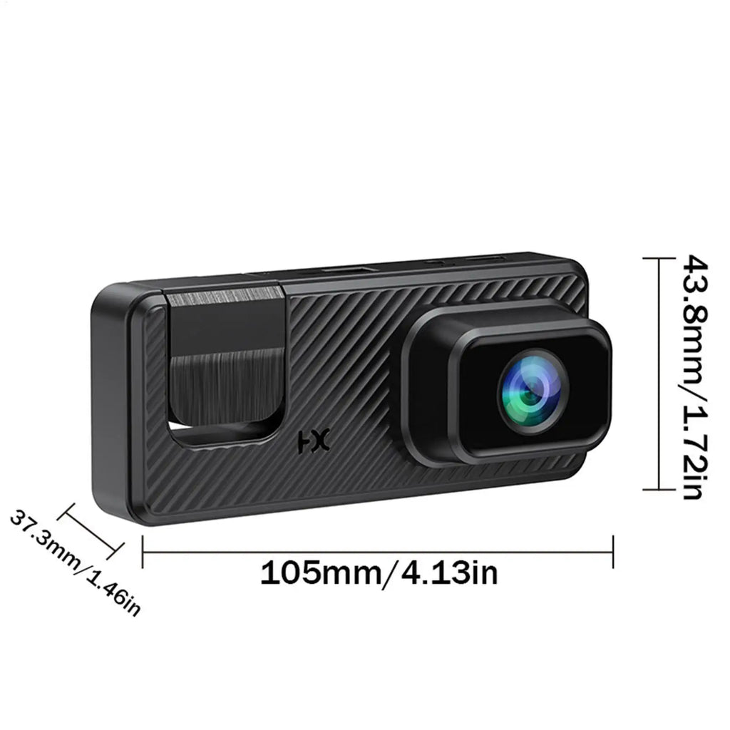 Dash Cam 3 Channel Battery Powered Dash Cam 1080P Monitor WIFI Infrared Night Vision Front Rear Reversing Image For Truck Taxi