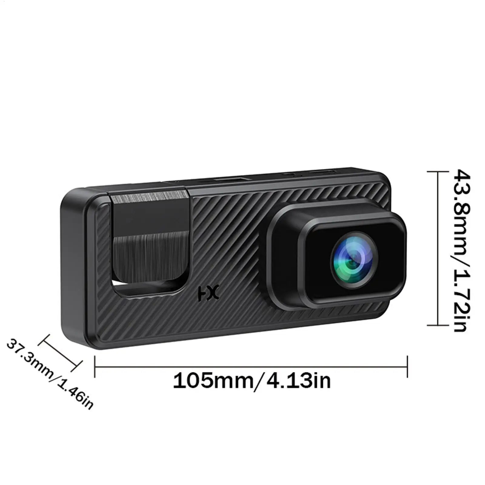 Dash Cam 3 Channel Battery Powered Dash Cam 1080P Monitor WIFI Infrared Night Vision Front Rear Reversing Image For Truck Taxi